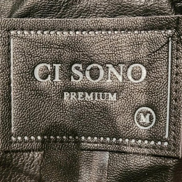 NWT CI Sono Premium women’s faux leather Jacket -size medium - Picture 8 of 11